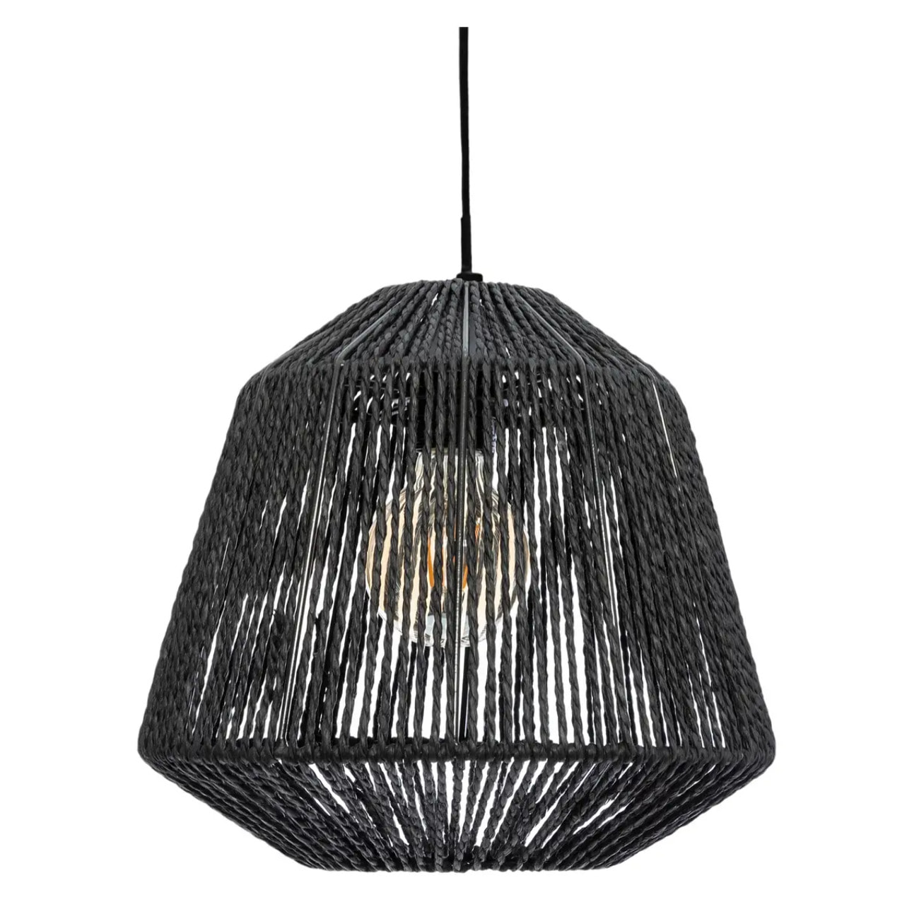 Suspension "Jily" noir D29cm