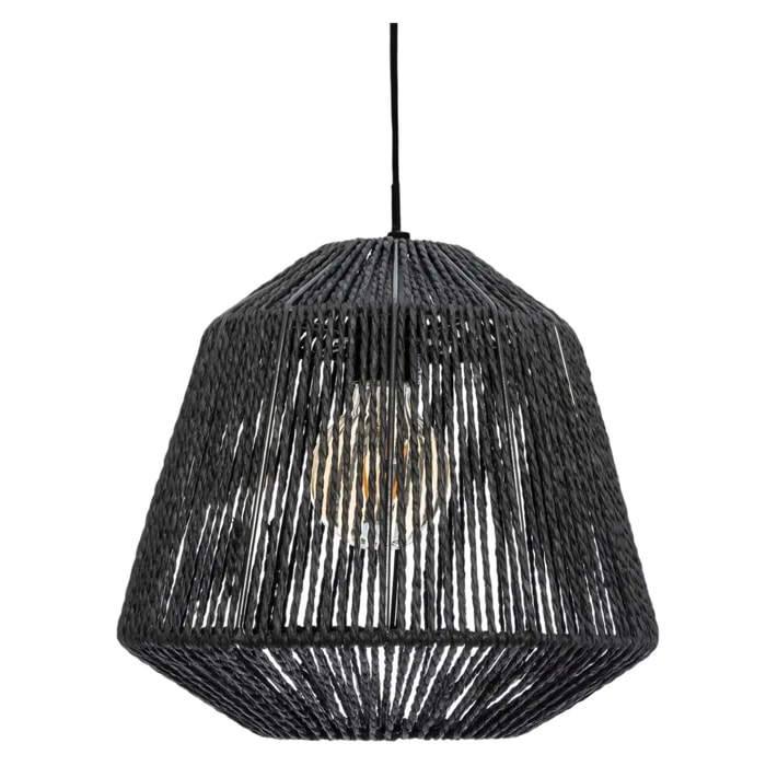 Suspension "Jily" noir D29cm