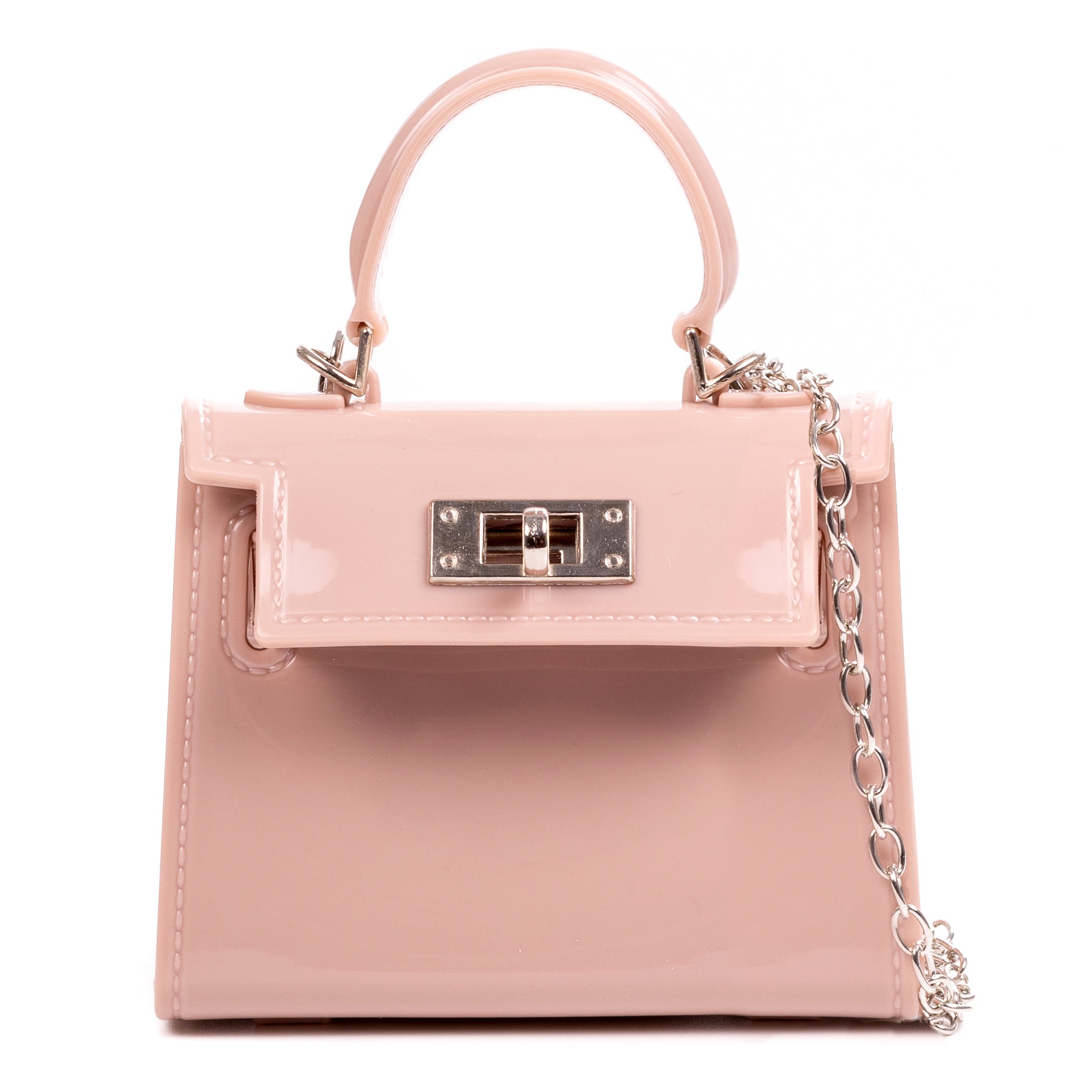 Villadeati bolso de mano mini Tote de pvc.