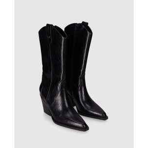 Botas - Negro - Tacón: 7 cm