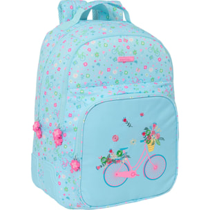 Mochila doble adapt.carro reciclado safta "bicicleta"