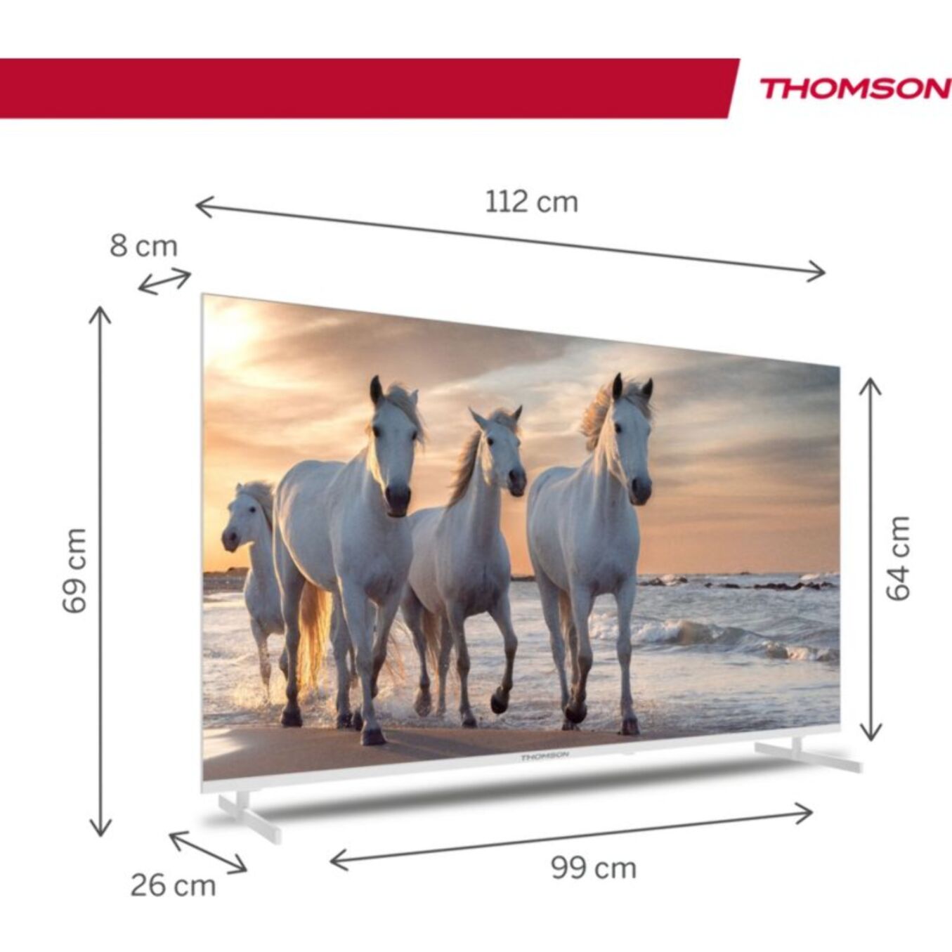 TV LED THOMSON 50UA5S13W Android TV