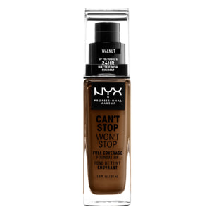 NYX Professional Makeup Can't Stop Won't Stop Fond de teint Walnut