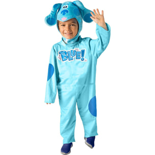 Costume Carnevale Travestimento Bambino Blue'S Clues Cagnolino Blue