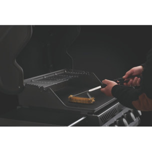 Brosse barbecue NAPOLEON manche en  laiton  et brosse cuivre 62062