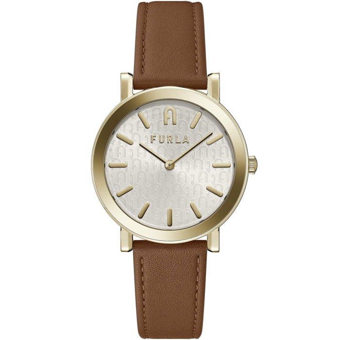 Reloj Furla WW00003002L2 Mujer Analogico Cuarzo con Correa de Cuero