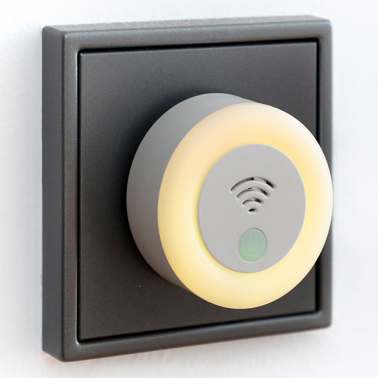 Repellente ad ultrasuoni con LED kl litto - bianco - 5x5x6 cm