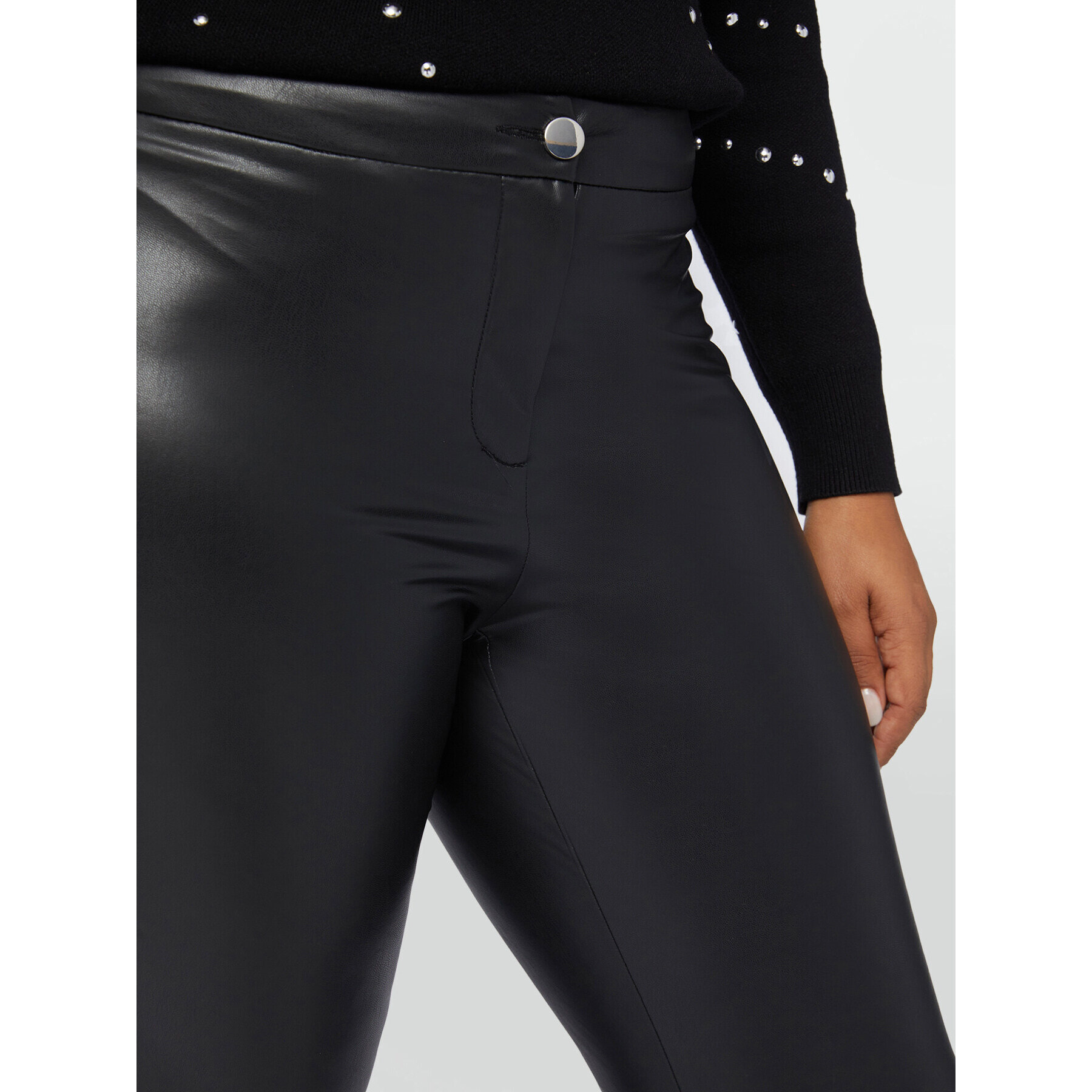 Fiorella Rubino - Pantalones kick flare - Negro