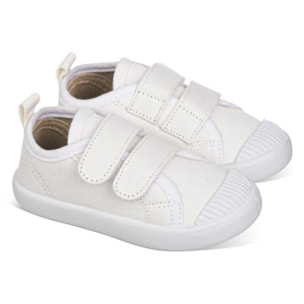 Lona blanca - Calzado Respetuoso - No drop.