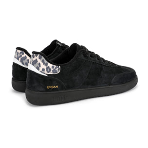 Zapatillas Urban Woman Negro Animal Print