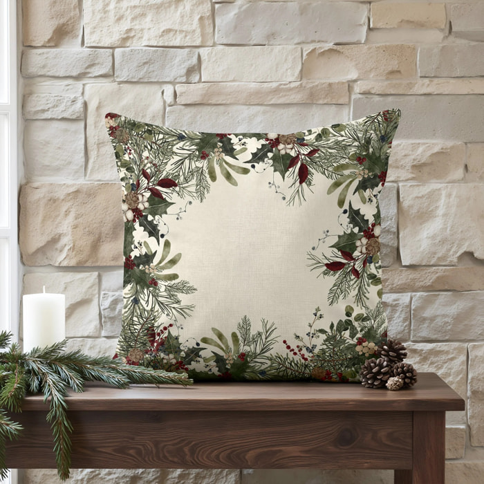Housse de coussin 100% algodón Mistletoe A 50x50 cm