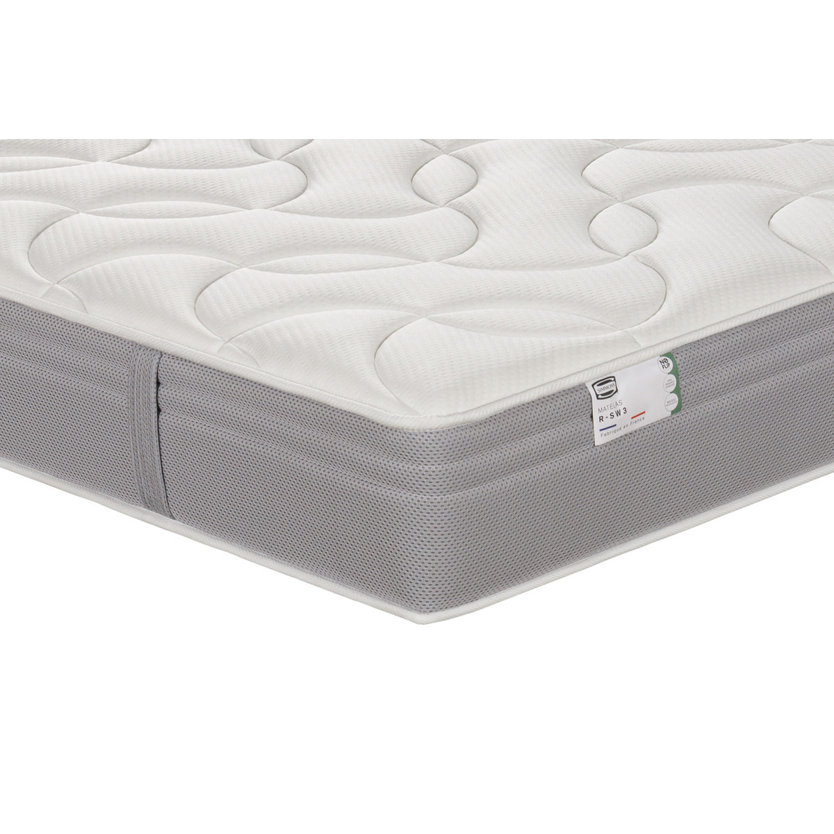 Matelas L INDISPENSABLE , ressort ensachés, ferme, H26