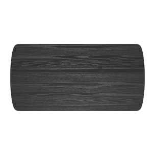 Table basse 120 cm en bois noir - Suly