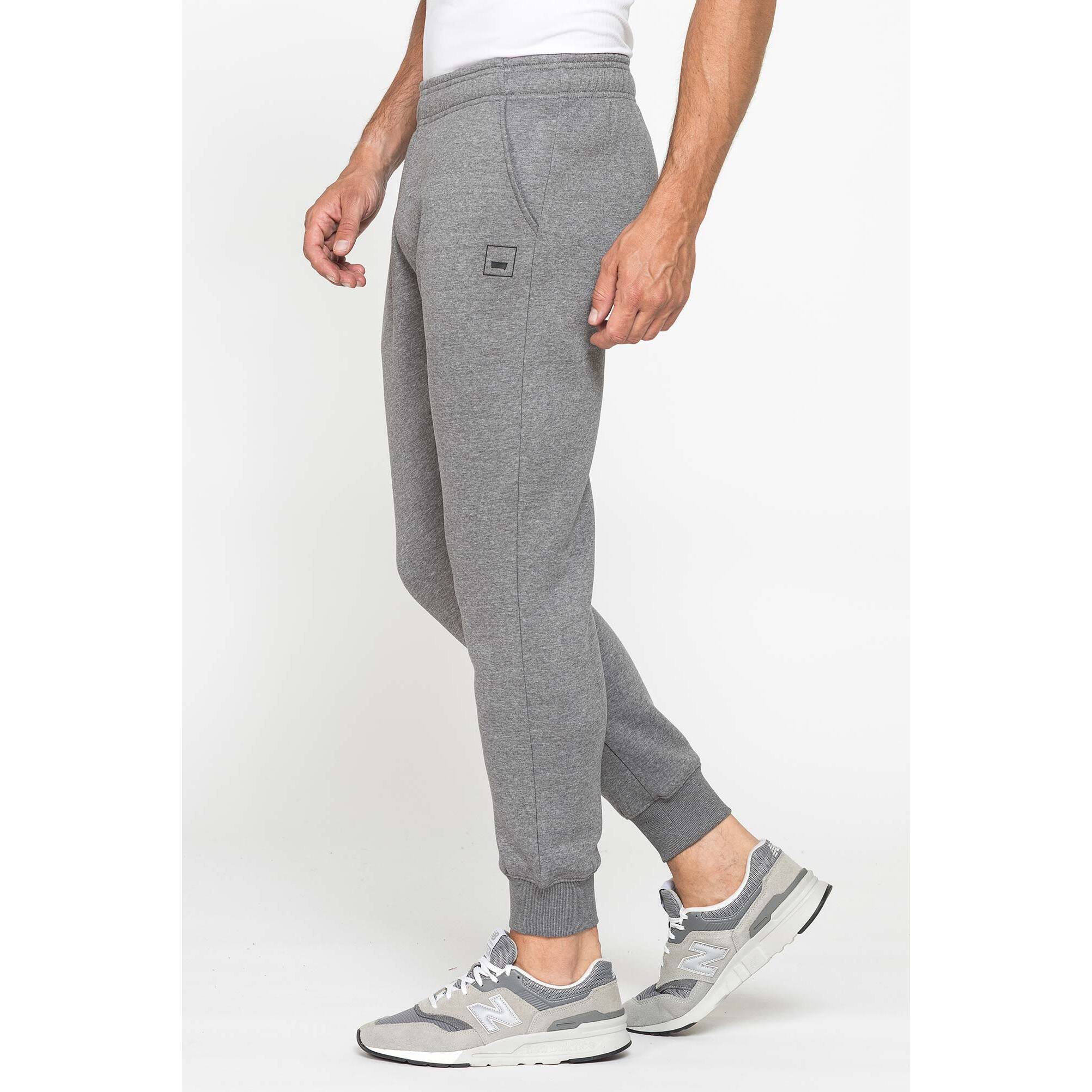 PANTALONE IN FELPA PESANTE CON ELASTICO IN VITA