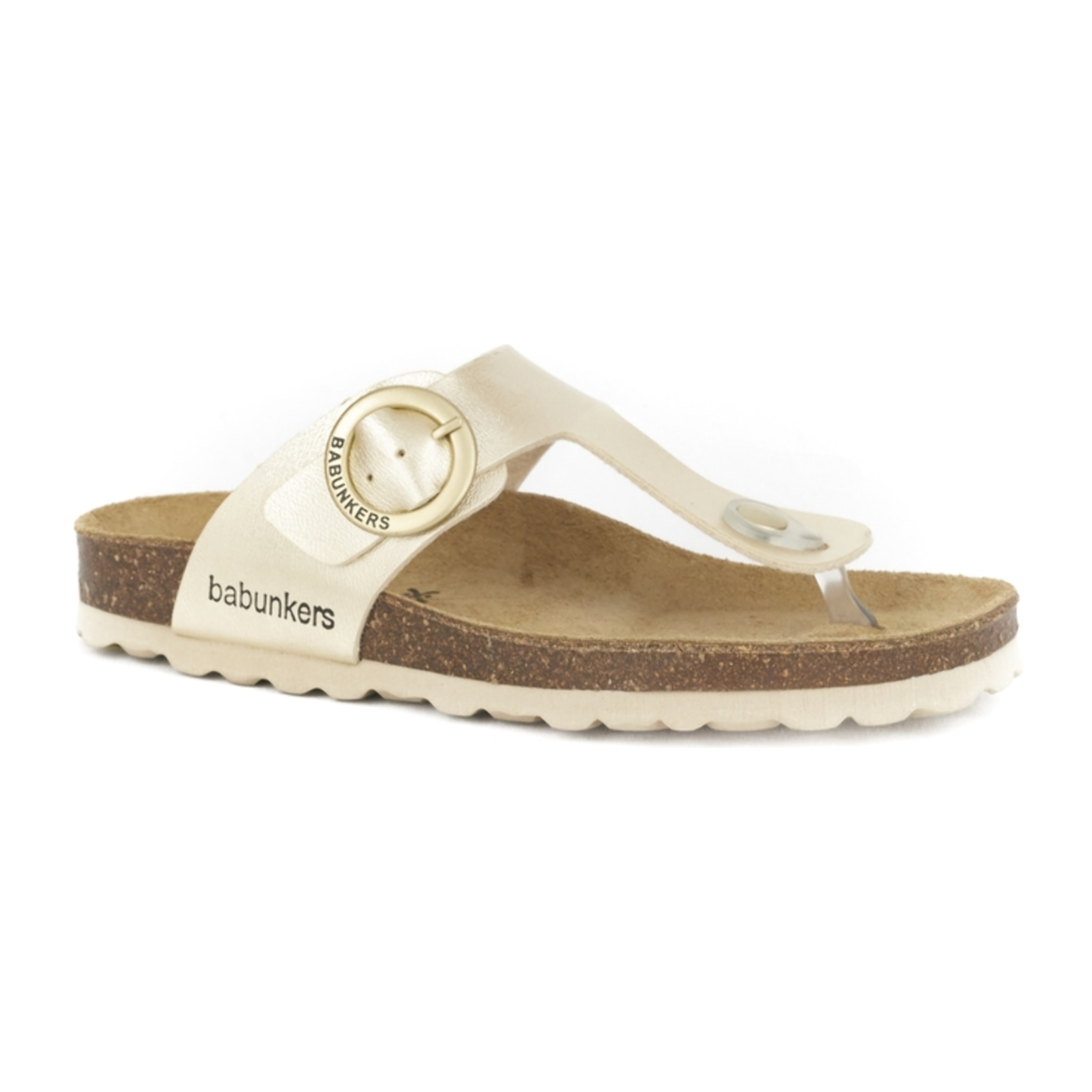 SANDALIA GRANADA BABUNKERS DORADO