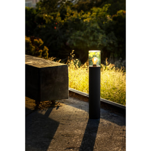 KILA 700 Baliza gris oscuro transparente