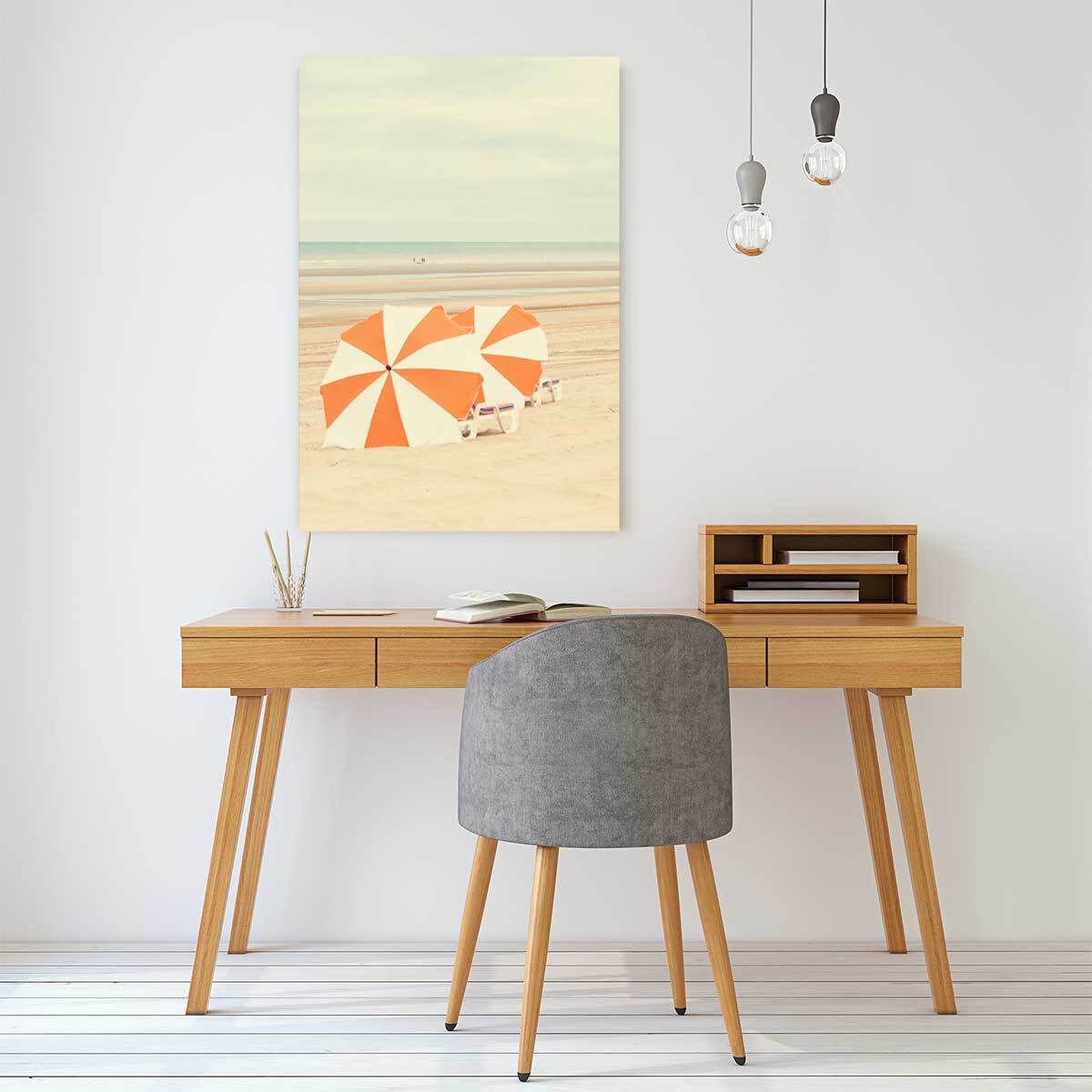 tableau sunny orange Toile imprimée