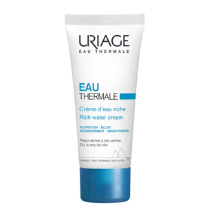 Eau Thermale - Crème d'Eau Riche - Hydrate, Nourrit & Illumine 40 ml
