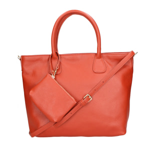 Borsa a mano da donna - Modello Sylvie - 100% pelle - 34.0 x 30.0 x 9.0 cm