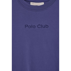 Camiseta Tori color azul océano con logo Minimal Combo Polo Club