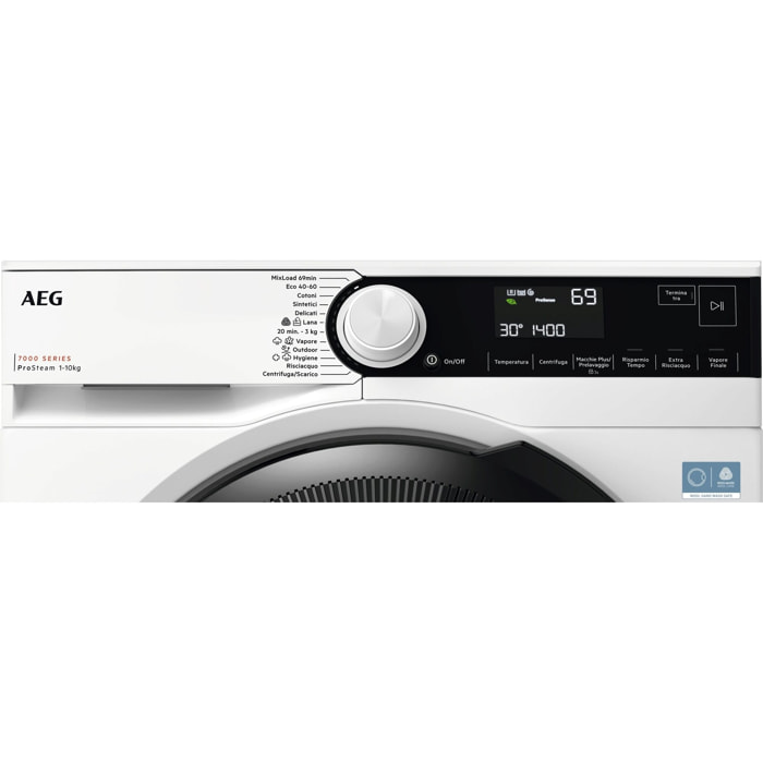 AEG - Lavatrice a carica frontale Serie 7000 - Classe A -40% - 10 kg - 2100 W - 1400 giri/min
