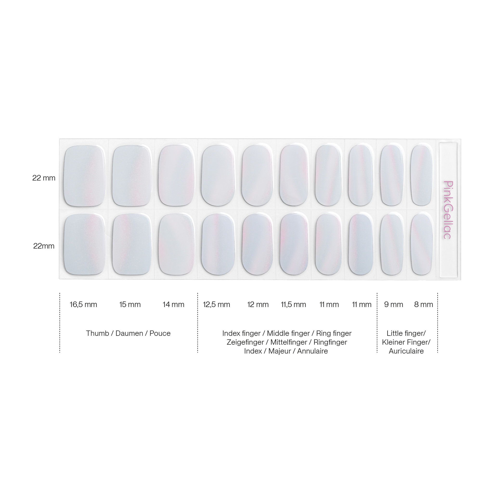 Stickers gel - 0011 Fairytale Chrome