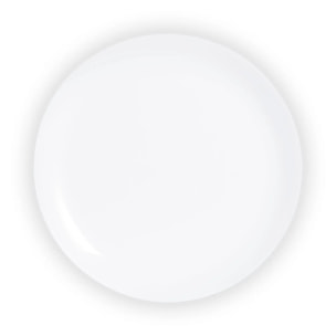 6 assiettes blanches 25 cm Feston - Luminarc