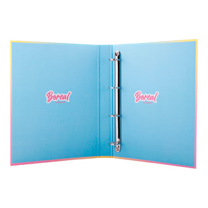 PACK 6 UNIDADES CARPETA CARTÓN 4 ANILLAS Fº DISEÑO FANTASÍA