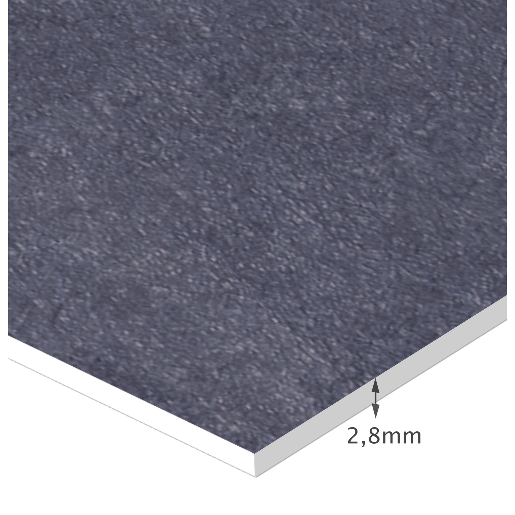 Alfombra de vinilo Eclipse azul 200x266 cm -PVC antideslizante, vinilica para cocina o salón, lavable, estilo abstracto