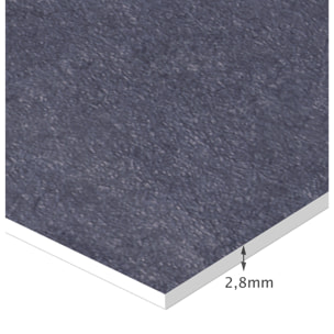 Alfombra de vinilo Eclipse azul 200x266 cm -PVC antideslizante, vinilica para cocina o salón, lavable, estilo abstracto
