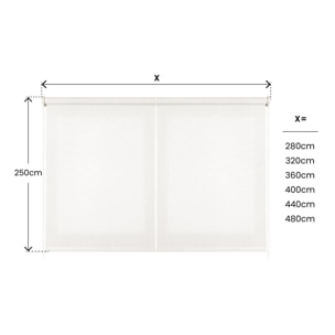 Enrollable XXL SCREEN PRO Solar Nieve