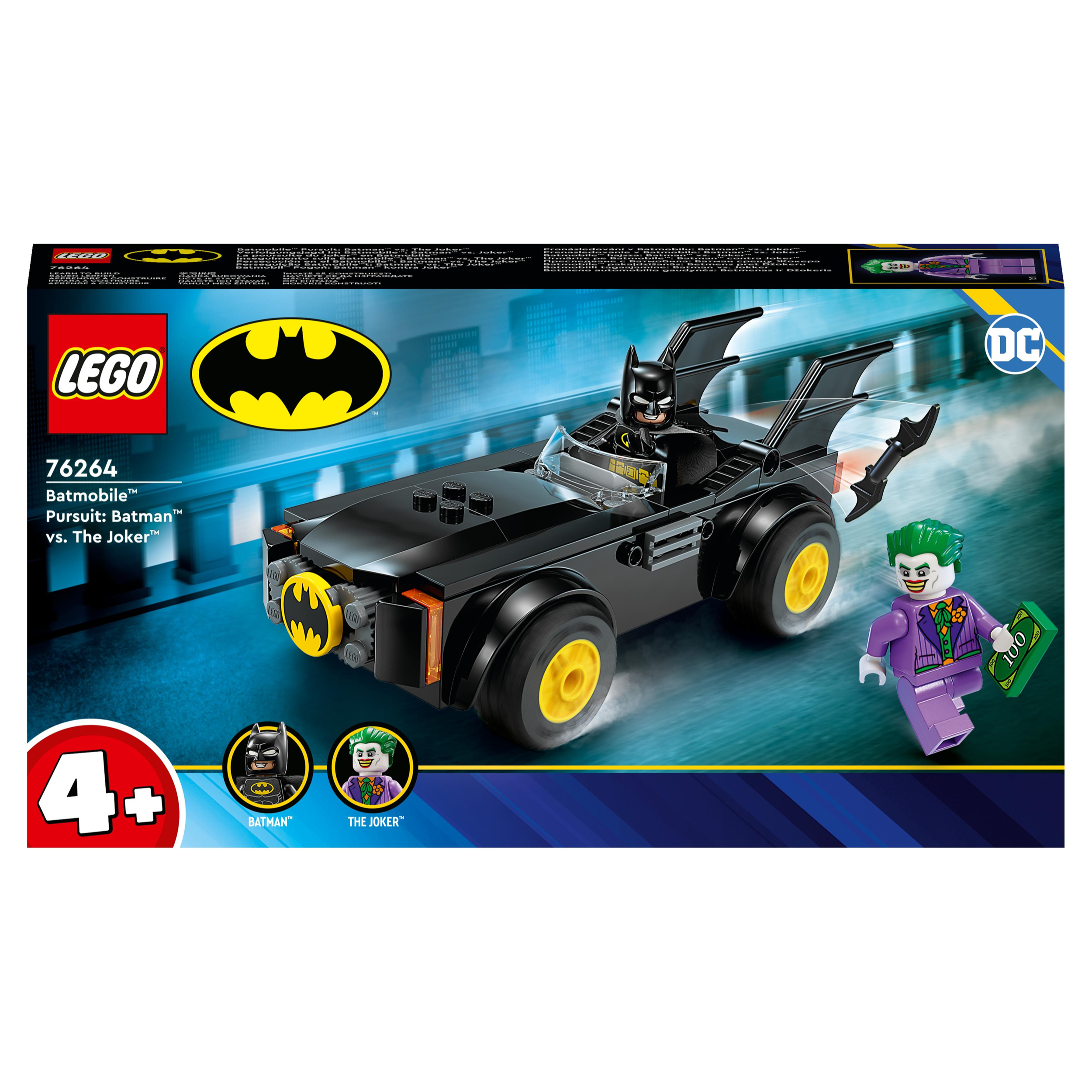 LEGO DC SUPER EROI 76264 - INSEGUIMENTO SULLA BATMOBILE: BATMAN VS THE JOKER