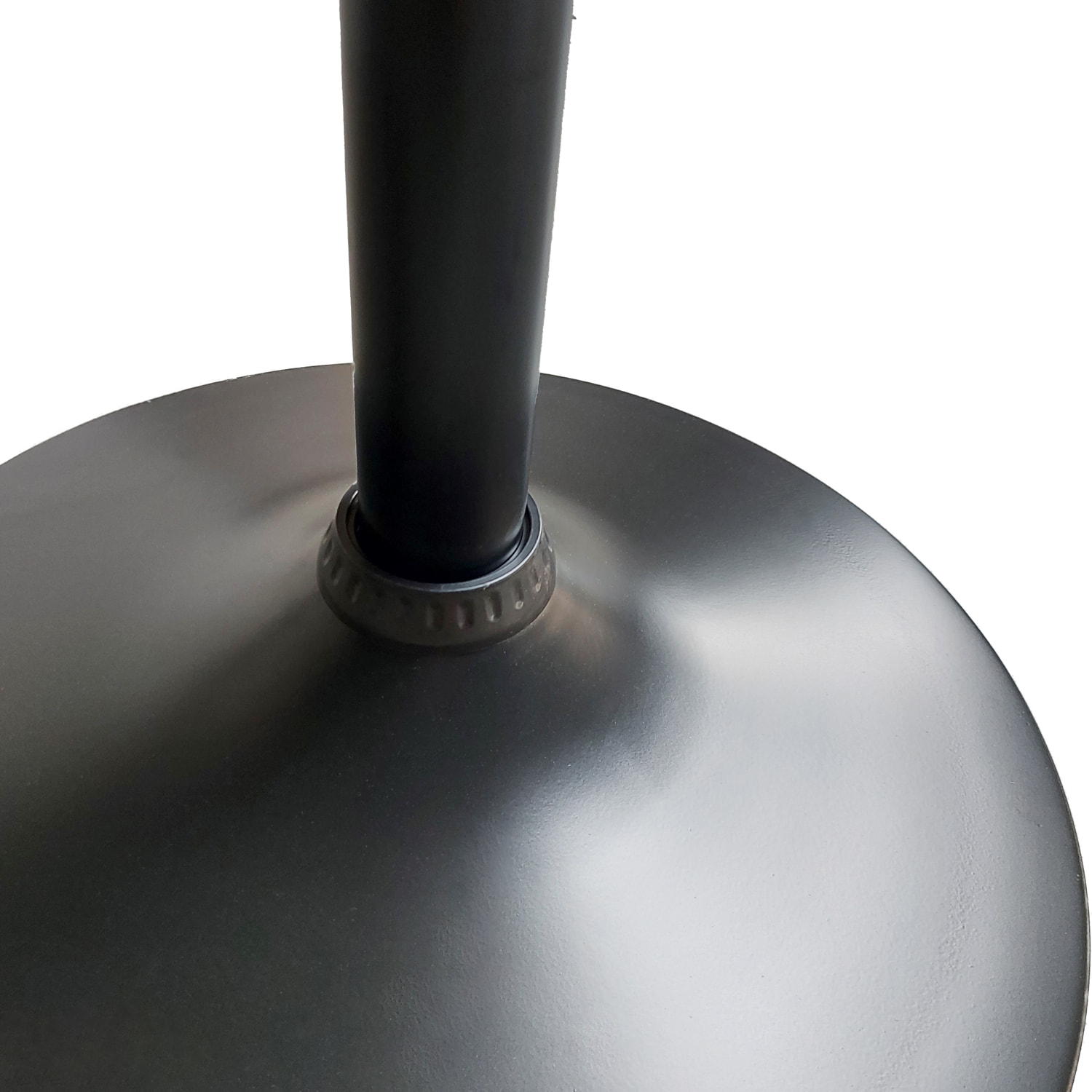 Table de bar carrée noire LUKE