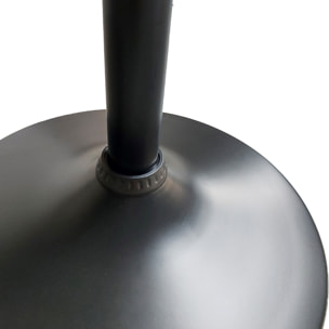 Table de bar carrée noire LUKE