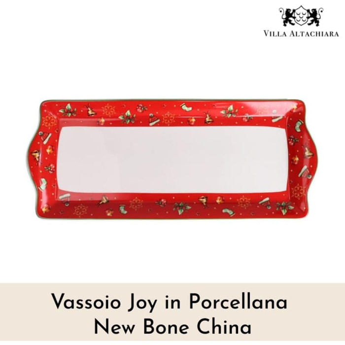 Vassoio Joy in porcellana