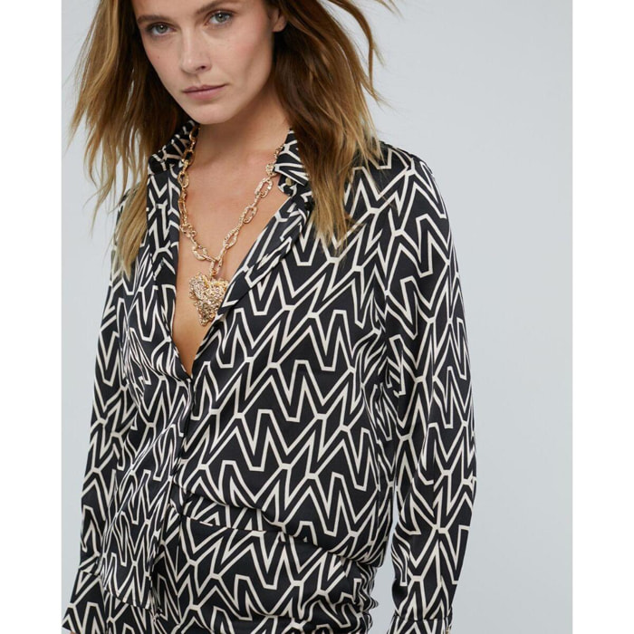 Maglietta corta con logo