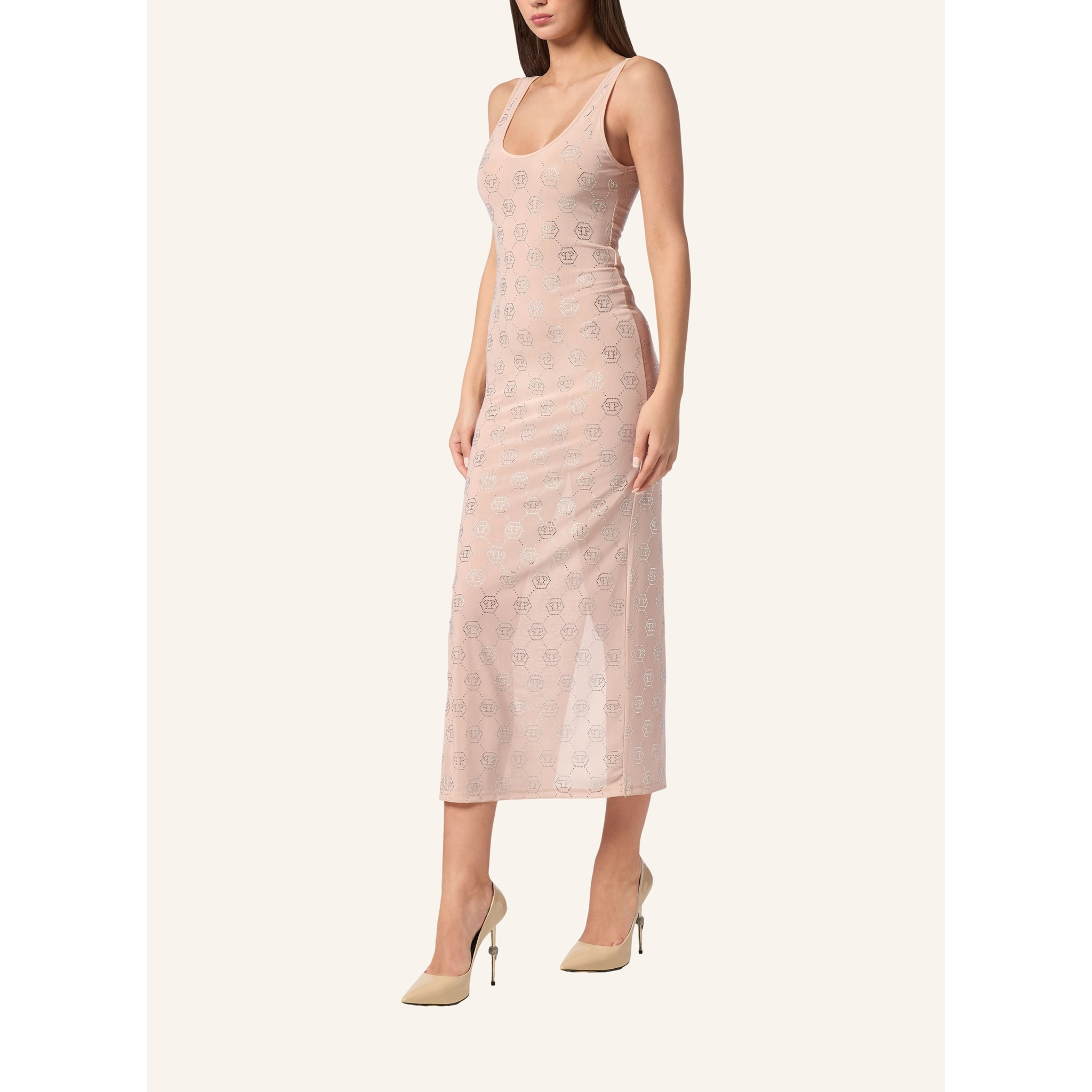 PHILIPP PLEIN Long Dress MONOGRAM
