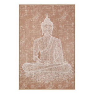 Toile imprimée Shanka 78x118cm marron