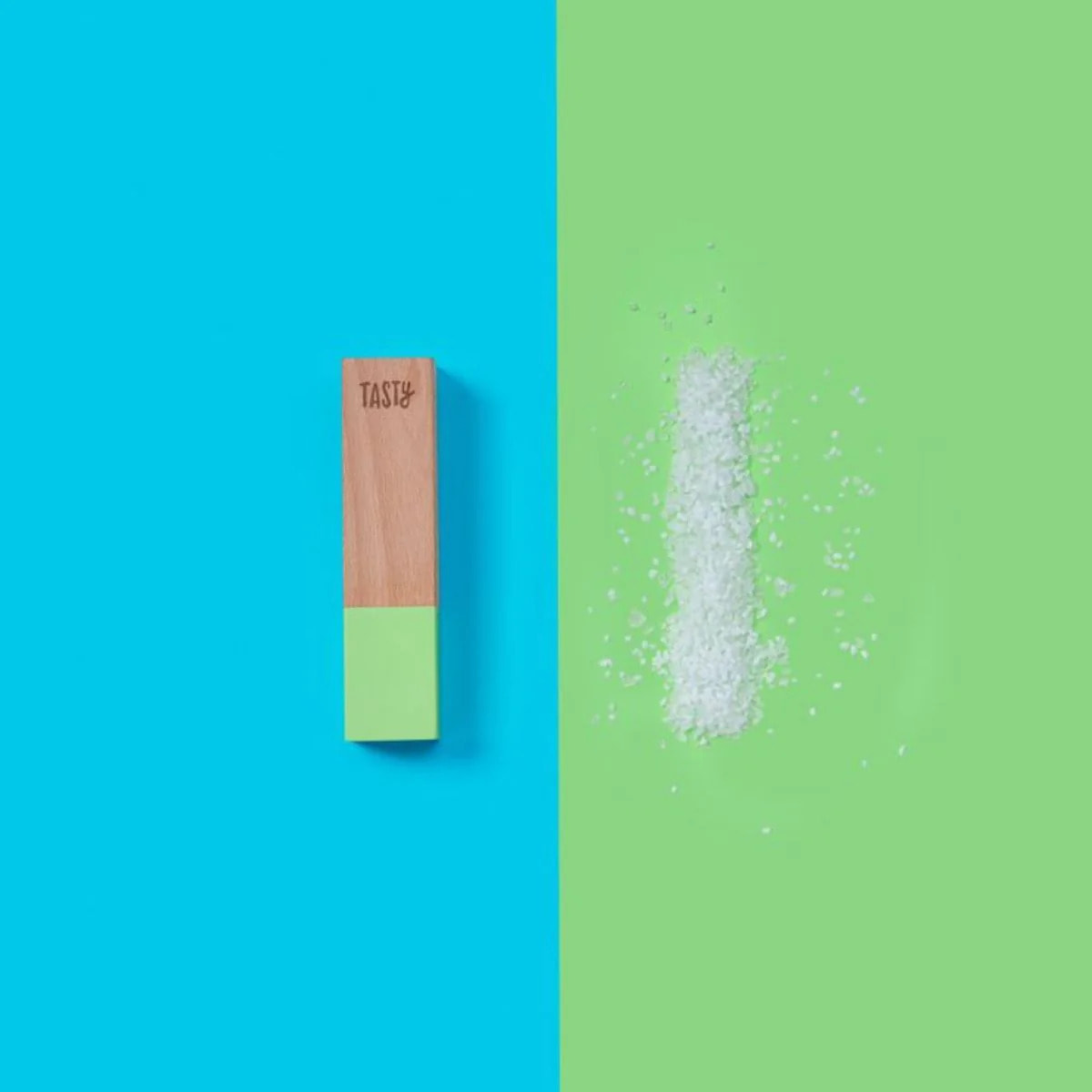 Salière en bois Tasty Green