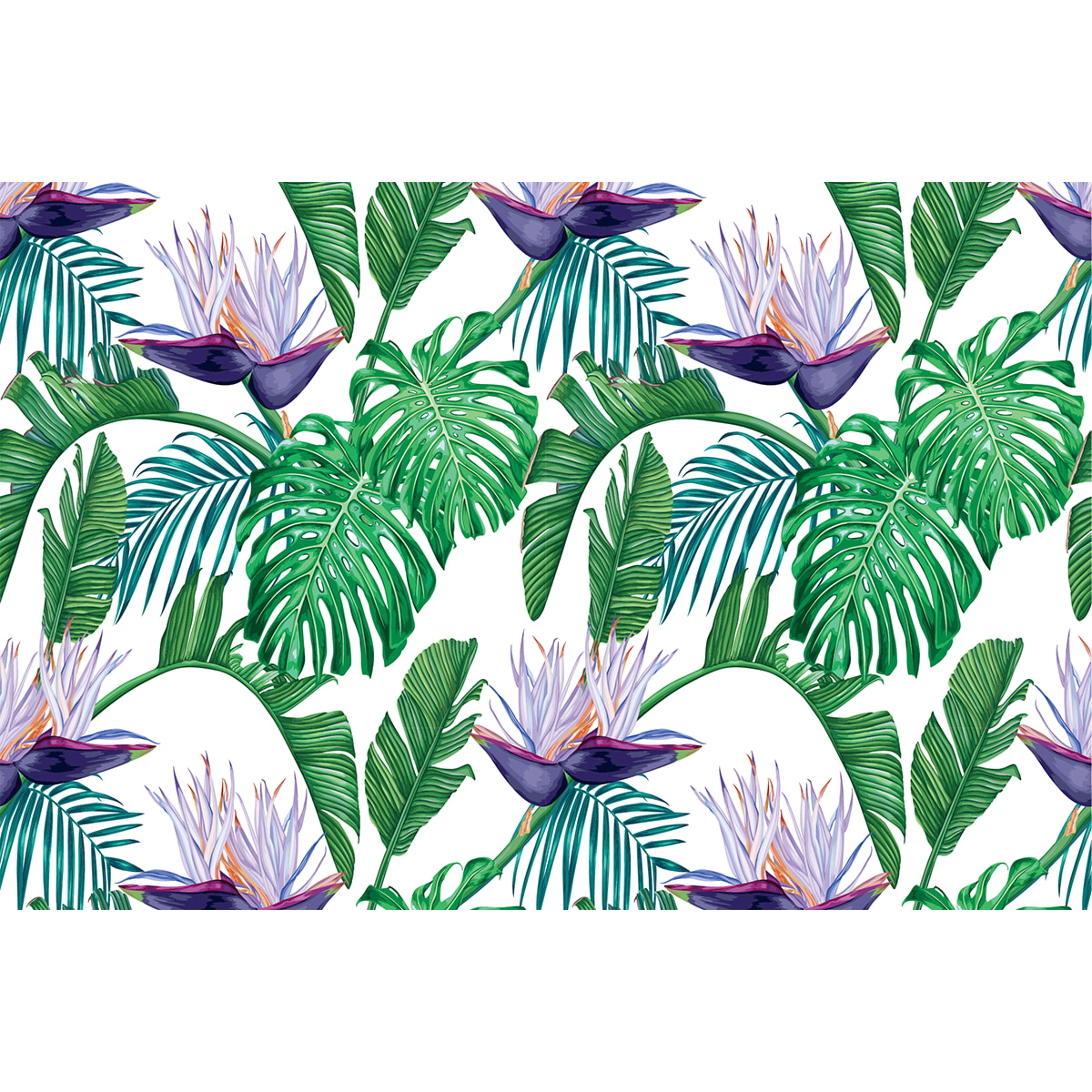 Sticker meuble tropical janjira 40 x 60 cm