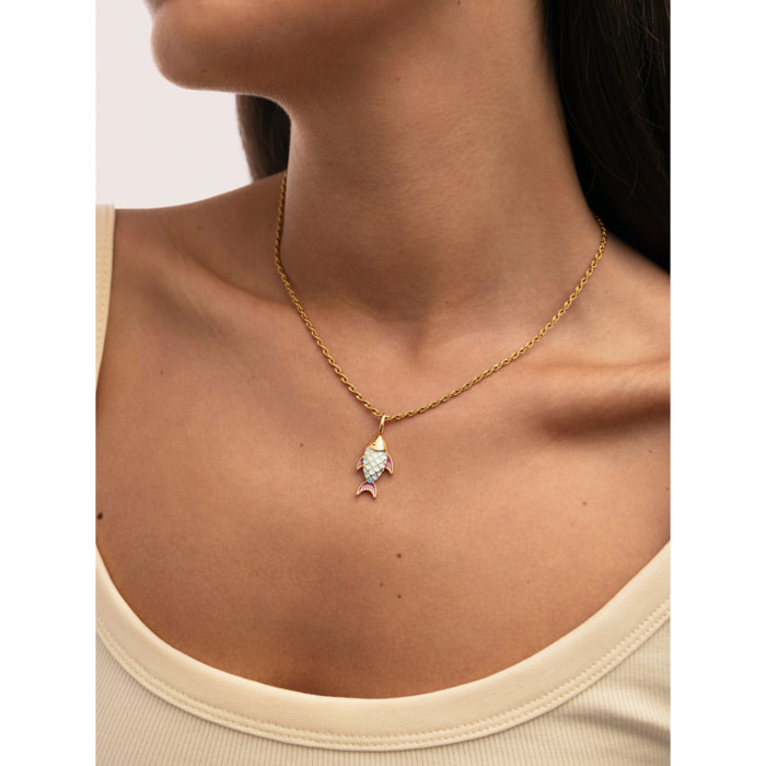Charm Bora Bora Placcato Oro