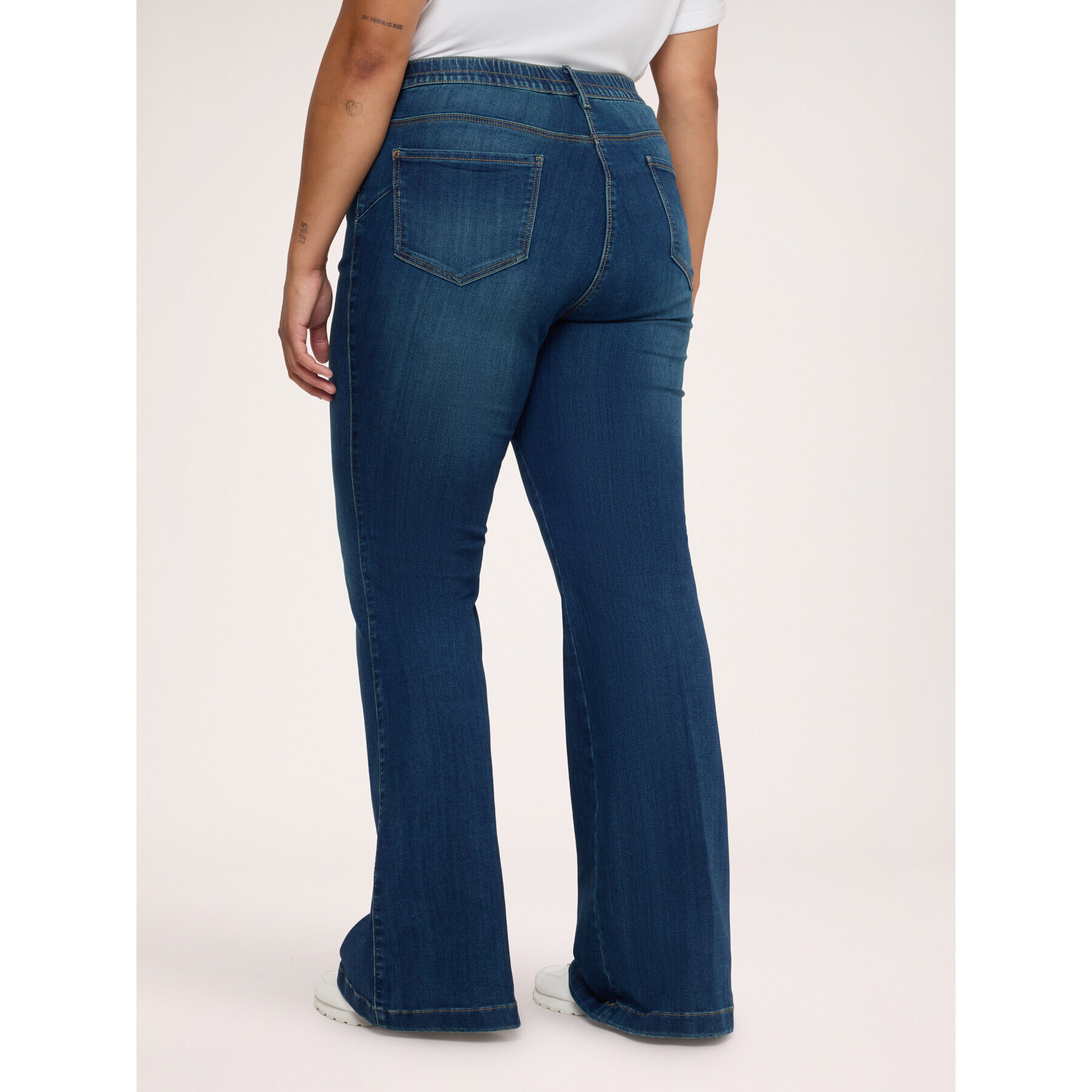 Fiorella Rubino - Jeans Flare lavado azul - Azul