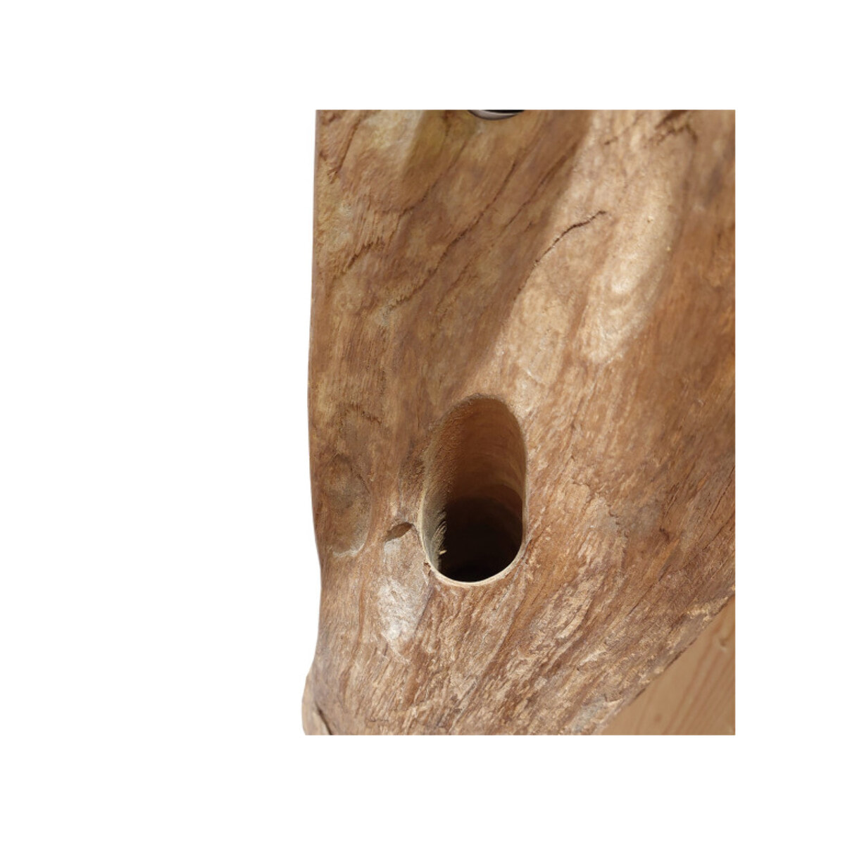 Range bouteille de vin en bois de teck H.180cm - KOOR