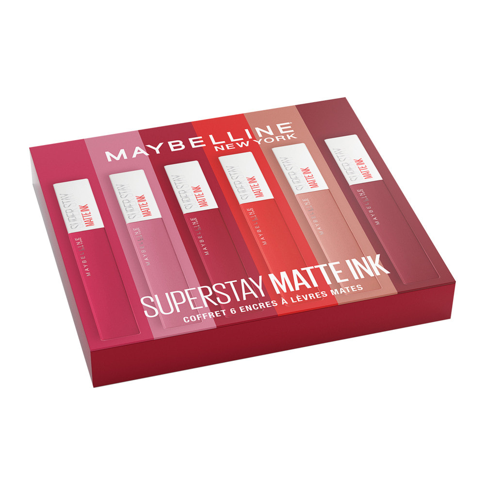 Maybelline Superstay Matte Ink Coffret 6 Rouge à Lèvres