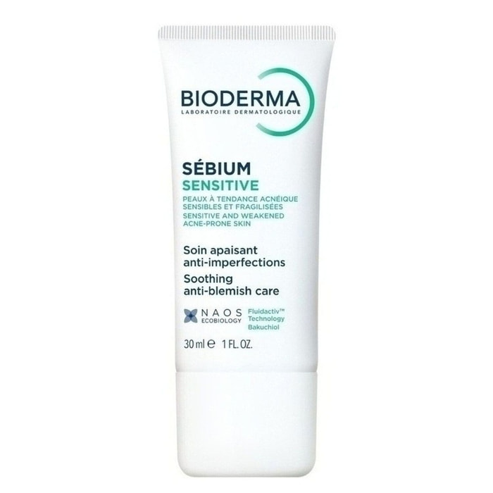 Sébium Sensitive - Soin Apaisant Anti-Imperfections - Peaux Sensibles à Tendance Acnéique 30 ml
