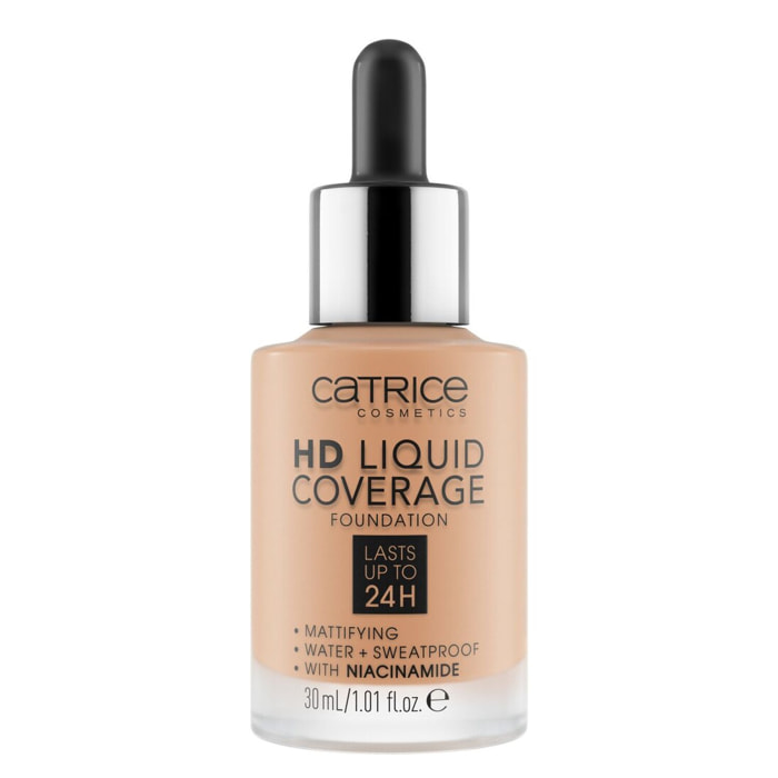 Hd Liquid Coverage Foundation - Fond de Teint Liquide Haute Couvrance 30ml