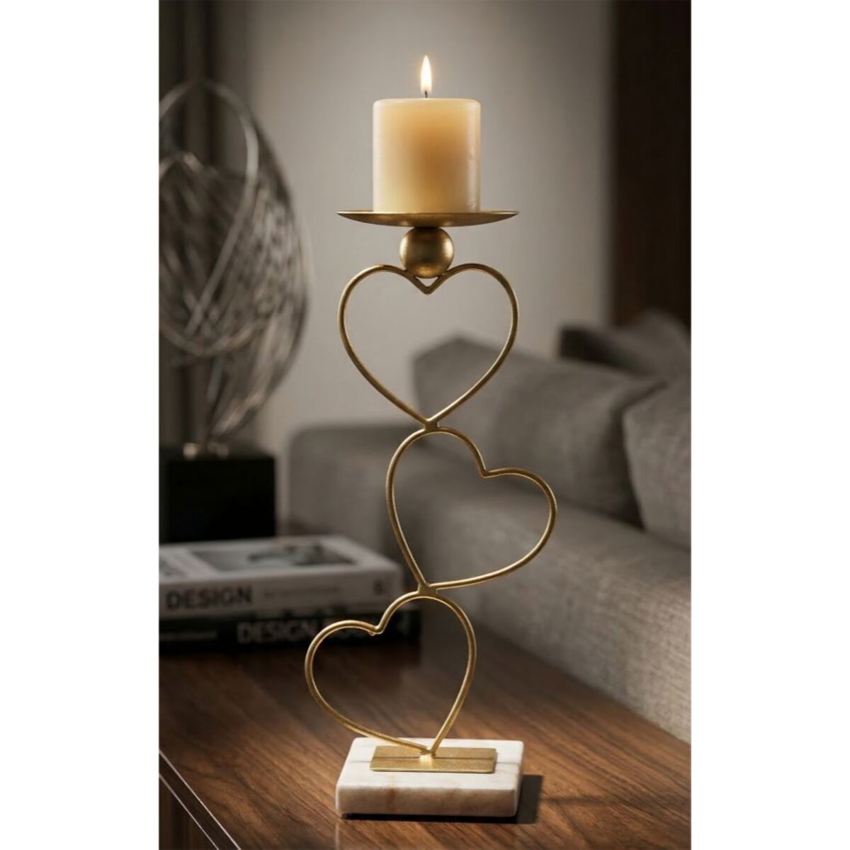 P/CAND HEARTS CM 14,5X10X32,5