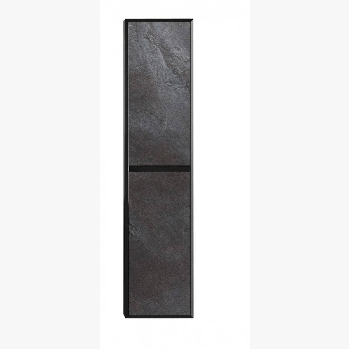 Colonne de salle de bain 160 cm noir Aquasasso