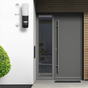 Lot de 2 Caméra IP extérieure - éclairage extérieur et détection de mouvement Thomson