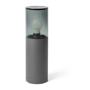 KILA Lampe balise gris foncé H400 fumé